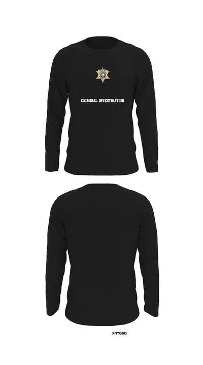 Criminal Investigation 3938601 Long Sleeve Performance Shirt 31