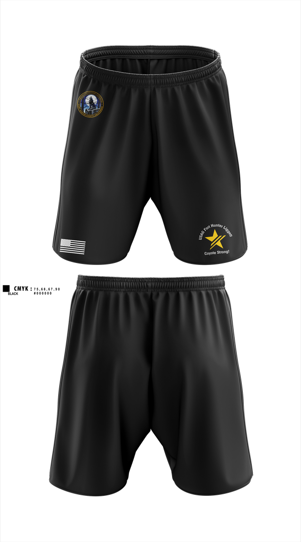 Athletic Shorts With Pockets, USAG Fort Hunter Liggett, Army, Teamtime, Team time, sublimation, custom sports apparel, team uniforms, spirit wear, spiritwear, sports uniforms, custom shirts, team store, custom team store, fundraiser sports, apparel fundraiser