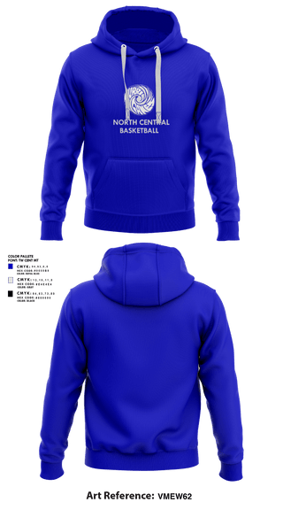 Hoodie, North Central High School Basketball, Women's Basketball, Teamtime, Team time, sublimation, custom sports apparel, team uniforms, spirit wear, spiritwear, sports uniforms, custom shirts, team store, custom team store, fundraiser sports, apparel fundraiser