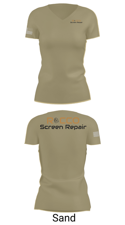 ROCCO 67926765 Women's Short Sleeve V-neck Shirt - 88