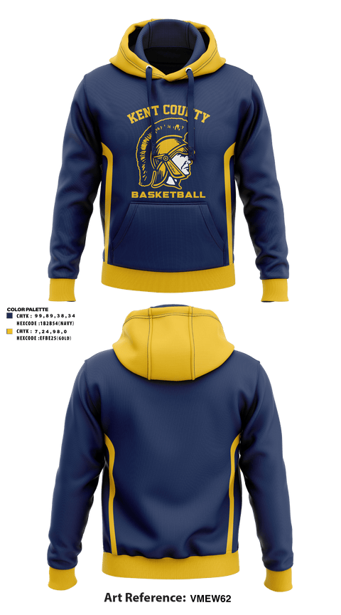 Hoodie, Kent County High School Basketball, Men's Basketball, Teamtime, Team time, sublimation, custom sports apparel, team uniforms, spirit wear, spiritwear, sports uniforms, custom shirts, team store, custom team store, fundraiser sports, apparel fundraiser