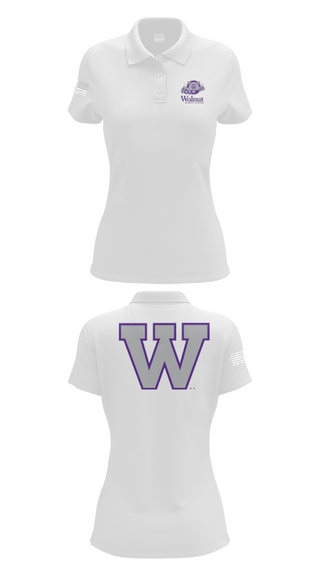 Womens Short Sleeve Performance Polo, Walnut Middle School, Spirit Store, Teamtime, Team time, sublimation, custom sports apparel, team uniforms, spirit wear, spiritwear, sports uniforms, custom shirts, team store, custom team store, fundraiser sports, apparel fundraiser