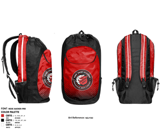 Gear Bag, Kroc Swim Academy, Swimming, Teamtime, Team time, sublimation, custom sports apparel, team uniforms, spirit wear, spiritwear, sports uniforms, custom shirts, team store, custom team store, fundraiser sports, apparel fundraiser