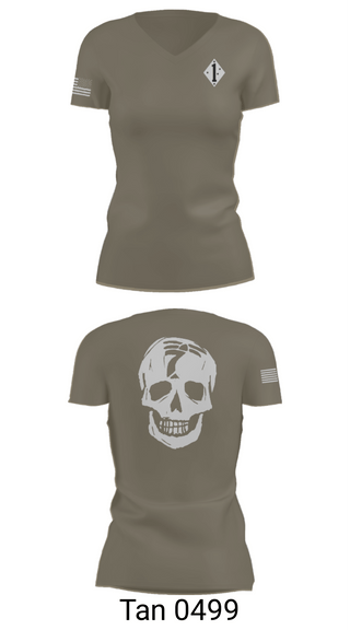 Womens Short Sleeve Vneck Shirt, 3/7 Kilo 3rd, Marines, Teamtime, Team time, sublimation, custom sports apparel, team uniforms, spirit wear, spiritwear, sports uniforms, custom shirts, team store, custom team store, fundraiser sports, apparel fundraiser