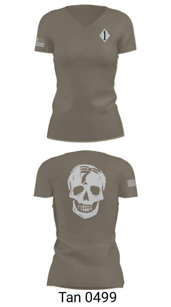 Womens Short Sleeve Vneck Shirt, 3/7 Kilo 3rd, Marines, Teamtime, Team time, sublimation, custom sports apparel, team uniforms, spirit wear, spiritwear, sports uniforms, custom shirts, team store, custom team store, fundraiser sports, apparel fundraiser