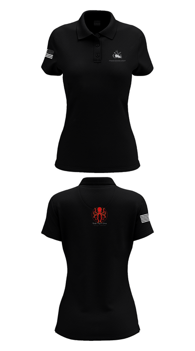 Kraken Defense Group 92519053 Women's Short Sleeve Performance Polo  - 36