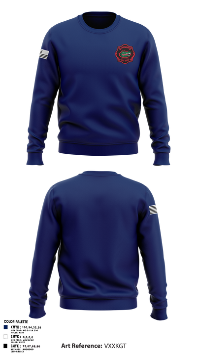 Lakewood fire department 6365083 Crew Neck Sweatshirt - 1
