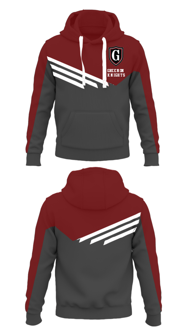 Hoodie, Greenon Knights, Women's Volleyball, Teamtime, Team time, sublimation, custom sports apparel, team uniforms, spirit wear, spiritwear, sports uniforms, custom shirts, team store, custom team store, fundraiser sports, apparel fundraiser