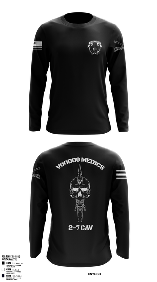Long Sleeve Performance Shirt, Med platoon, HHC, 2-7 CAV, 3ABCT, 1CD, Army, Teamtime, Team time, sublimation, custom sports apparel, team uniforms, spirit wear, spiritwear, sports uniforms, custom shirts, team store, custom team store, fundraiser sports, apparel fundraiser