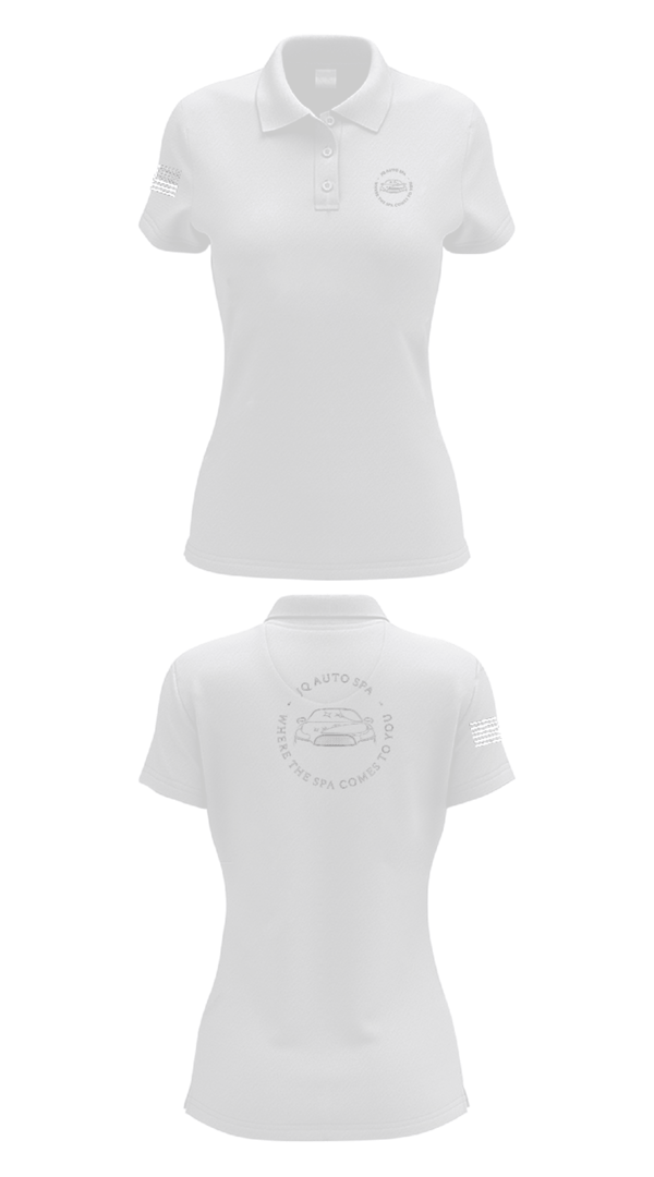 Women's Short Sleeve Performance Polo, JQ Auto Spa, , Teamtime, Team time, sublimation, custom sports apparel, team uniforms, spirit wear, spiritwear, sports uniforms, custom shirts, team store, custom team store, fundraiser sports, apparel fundraiser