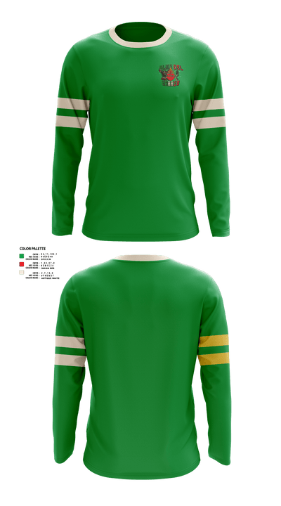 Alma del barrio 70501478 Long Sleeve Performance Shirt - 1