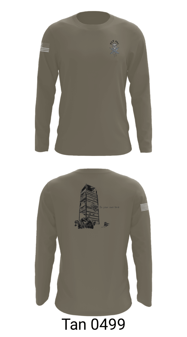 Long Sleeve Performance Shirt, EODMU2 PLT 201, Navy, Teamtime, Team time, sublimation, custom sports apparel, team uniforms, spirit wear, spiritwear, sports uniforms, custom shirts, team store, custom team store, fundraiser sports, apparel fundraiser