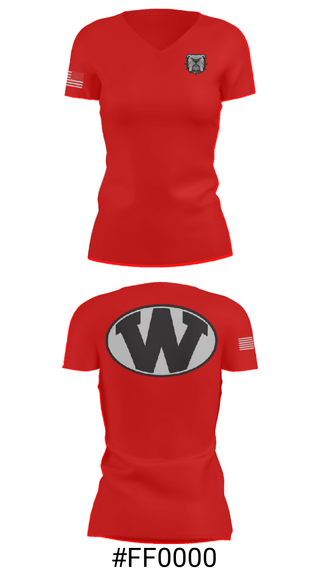 Women's Short Sleeve Vneck Shirt, Wheeler County Middle School Softball, Softball, Teamtime, Team time, sublimation, custom sports apparel, team uniforms, spirit wear, spiritwear, sports uniforms, custom shirts, team store, custom team store, fundraiser sports, apparel fundraiser