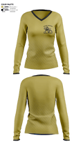 Valley Springs Middle School Women's Long Sleeve V-neck Shirt - 1