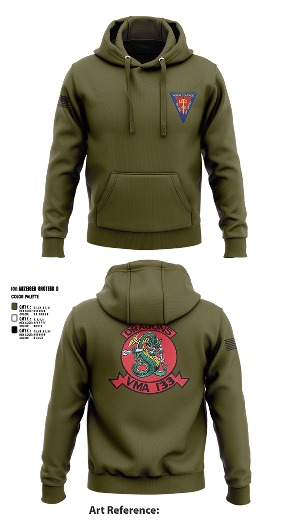 Hoodie, MAG-42 VMA-133, , Teamtime, Team time, sublimation, custom sports apparel, team uniforms, spirit wear, spiritwear, sports uniforms, custom shirts, team store, custom team store, fundraiser sports, apparel fundraiser