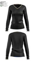 Back 9 Society 70122466 Women's Long Sleeve V-neck Shirt - 1 (1)