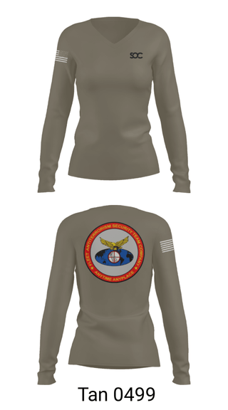 Womens Long Sleeve Vneck Shirt, F.A.S.T., Marines, Teamtime, Team time, sublimation, custom sports apparel, team uniforms, spirit wear, spiritwear, sports uniforms, custom shirts, team store, custom team store, fundraiser sports, apparel fundraiser
