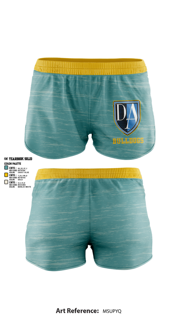 Womens Shorts, Bulldogs, , Teamtime, Team time, sublimation, custom sports apparel, team uniforms, spirit wear, spiritwear, sports uniforms, custom shirts, team store, custom team store, fundraiser sports, apparel fundraiser
