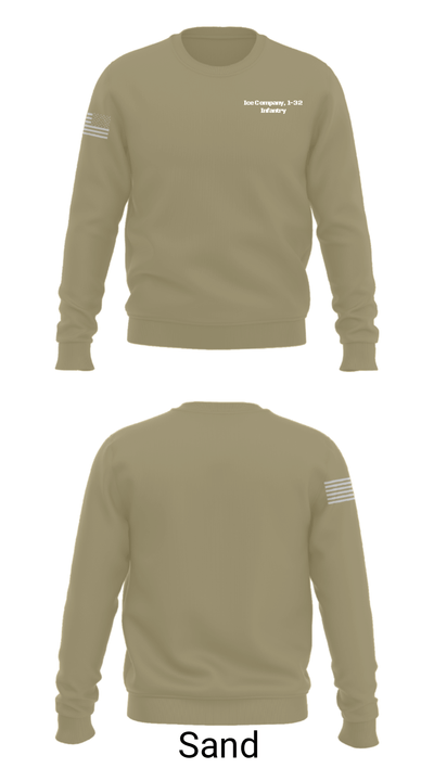 Ice Company, 1-32 Infantry 87671001 Crew Neck Sweatshirt - 85