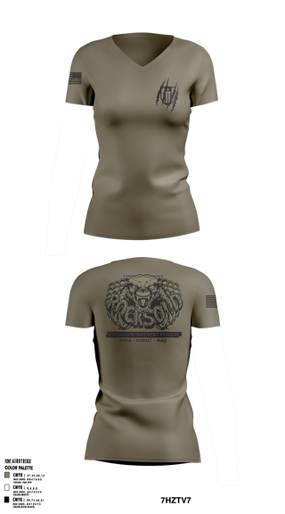Womens Short Sleeve Vneck Shirt, , Army, Teamtime, Team time, sublimation, custom sports apparel, team uniforms, spirit wear, spiritwear, sports uniforms, custom shirts, team store, custom team store, fundraiser sports, apparel fundraiser