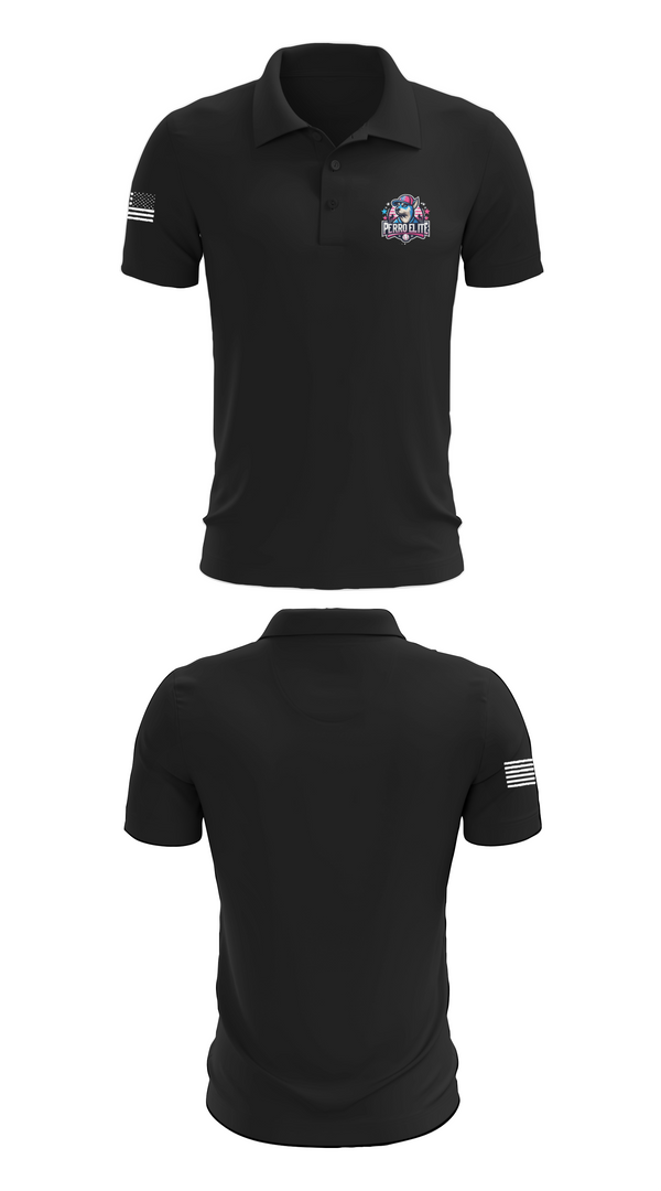 Short Sleeve Performance Polo, PERRO ELITE, Baseball, Teamtime, Team time, sublimation, custom sports apparel, team uniforms, spirit wear, spiritwear, sports uniforms, custom shirts, team store, custom team store, fundraiser sports, apparel fundraiser