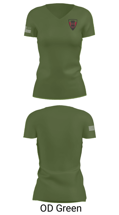 111th ACP 37704440 Women's Short Sleeve V-neck Shirt - 46