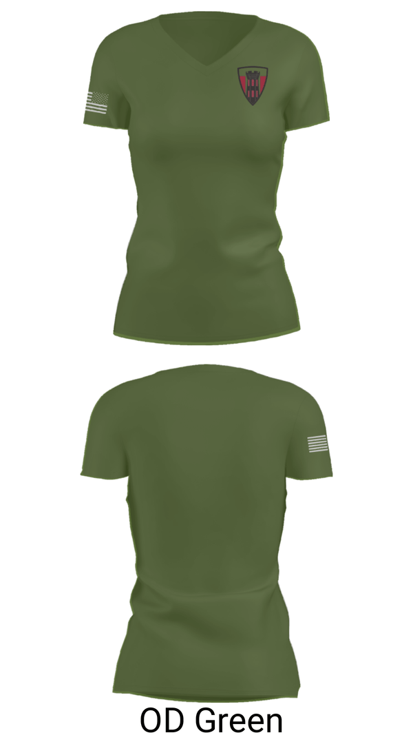 Womens Short Sleeve Vneck Shirt, 111th ACP, National Guard, Teamtime, Team time, sublimation, custom sports apparel, team uniforms, spirit wear, spiritwear, sports uniforms, custom shirts, team store, custom team store, fundraiser sports, apparel fundraiser