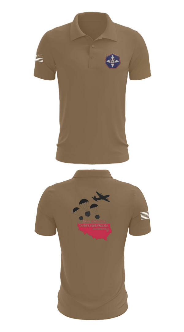 Short Sleeve Performance Polo, 909th HR Company, Army, Teamtime, Team time, sublimation, custom sports apparel, team uniforms, spirit wear, spiritwear, sports uniforms, custom shirts, team store, custom team store, fundraiser sports, apparel fundraiser