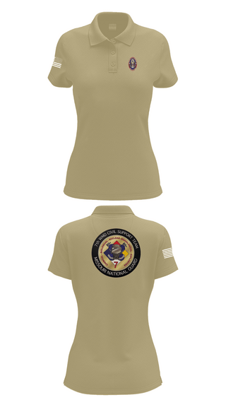 Womens Short Sleeve Performance Polo, 7th CST, Army, Teamtime, Team time, sublimation, custom sports apparel, team uniforms, spirit wear, spiritwear, sports uniforms, custom shirts, team store, custom team store, fundraiser sports, apparel fundraiser
