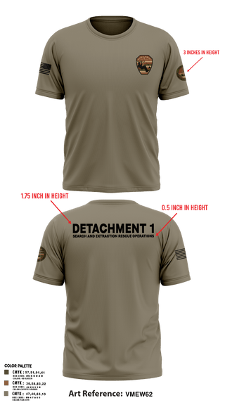 Old School Cotton Feel Shirt, Detachment 1, Air Force, Teamtime, Team time, sublimation, custom sports apparel, team uniforms, spirit wear, spiritwear, sports uniforms, custom shirts, team store, custom team store, fundraiser sports, apparel fundraiser