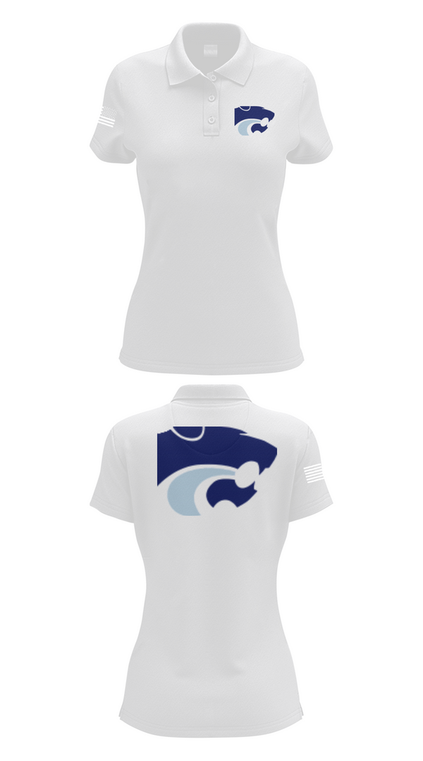 Womens Short Sleeve Performance Polo, DEPEW WILDCATS, Bowling, Teamtime, Team time, sublimation, custom sports apparel, team uniforms, spirit wear, spiritwear, sports uniforms, custom shirts, team store, custom team store, fundraiser sports, apparel fundraiser
