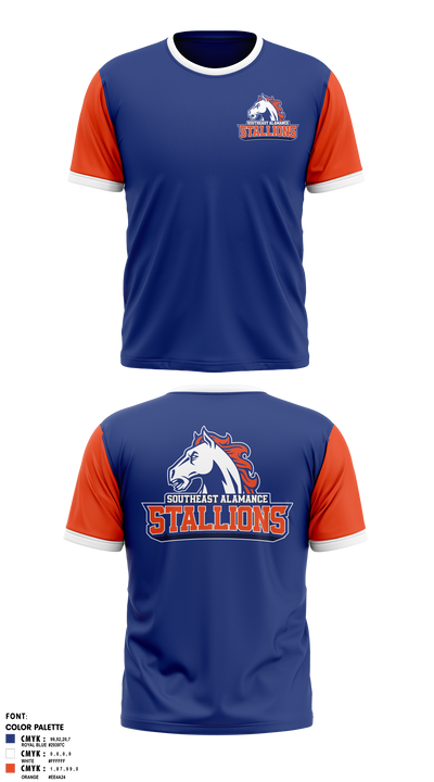 Southeast Alamance High School Wrestling 73970043 Short Sleeve Performance Shirt - 41