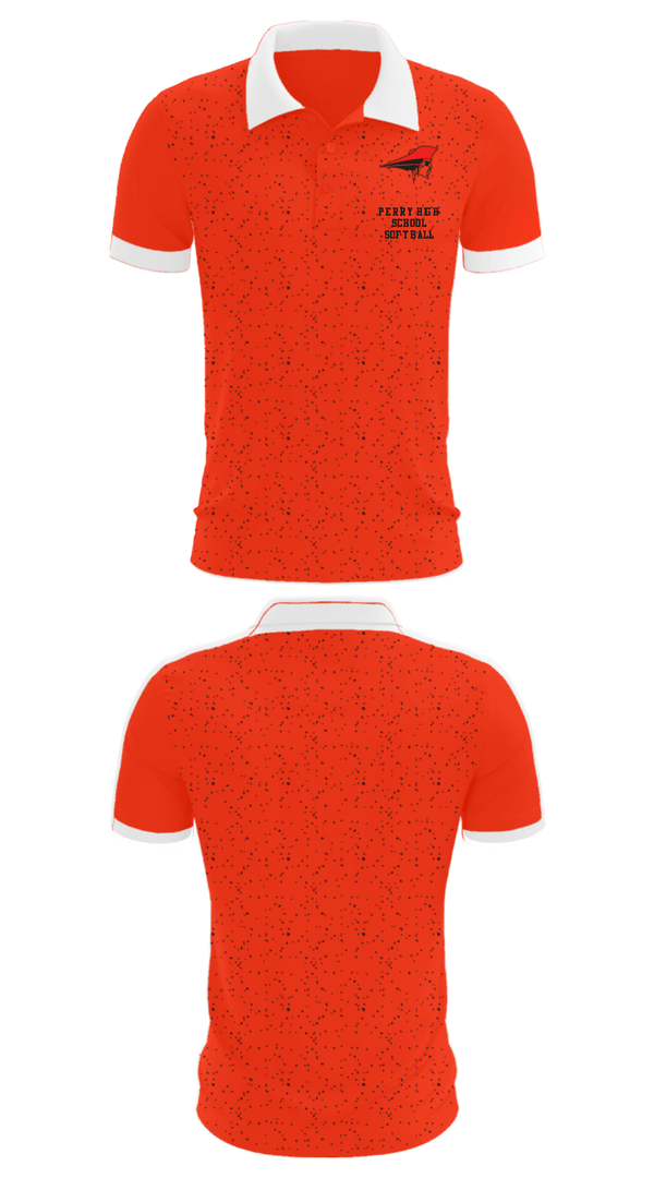 Short Sleeve Performance Polo, Perry High School Softball, Softball, Teamtime, Team time, sublimation, custom sports apparel, team uniforms, spirit wear, spiritwear, sports uniforms, custom shirts, team store, custom team store, fundraiser sports, apparel fundraiser