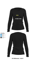 Testimony Fitness 71504871 Women's Long Sleeve V-neck Shirt -1 34