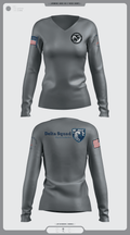 Marine Corps 67059926 Women's Long Sleeve V-neck Shirt - 2