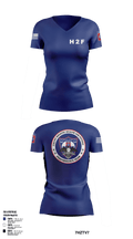 2BCT H2F 96509801 Women's Short Sleeve V-neck Shirt - 7