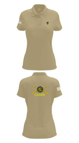 Womens Short Sleeve Performance Polo, 106th RTI OCS, , Teamtime, Team time, sublimation, custom sports apparel, team uniforms, spirit wear, spiritwear, sports uniforms, custom shirts, team store, custom team store, fundraiser sports, apparel fundraiser