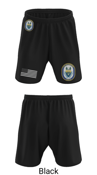 Athletic Shorts With Pockets, USS RUSHMORE, Navy, Teamtime, Team time, sublimation, custom sports apparel, team uniforms, spirit wear, spiritwear, sports uniforms, custom shirts, team store, custom team store, fundraiser sports, apparel fundraiser