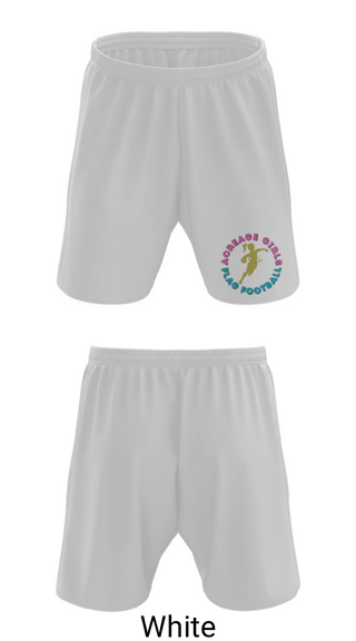Athletic Shorts With Pockets, Acreage Girls Flag Football, Football, Teamtime, Team time, sublimation, custom sports apparel, team uniforms, spirit wear, spiritwear, sports uniforms, custom shirts, team store, custom team store, fundraiser sports, apparel fundraiser