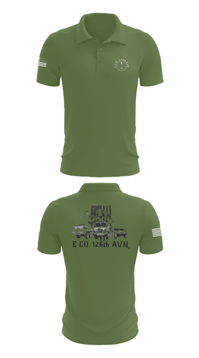 B Co. 1-126AVN 81837658 Short Sleeve Performance Polo - 47