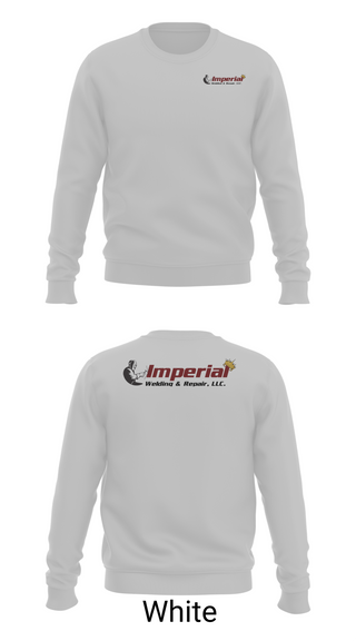 Crew Neck Sweatshirt, Imperial Welding & Repair, , Teamtime, Team time, sublimation, custom sports apparel, team uniforms, spirit wear, spiritwear, sports uniforms, custom shirts, team store, custom team store, fundraiser sports, apparel fundraiser