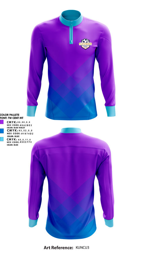 Quarter Zip Jacket, Team Platzwart, Men's Soccer, Teamtime, Team time, sublimation, custom sports apparel, team uniforms, spirit wear, spiritwear, sports uniforms, custom shirts, team store, custom team store, fundraiser sports, apparel fundraiser