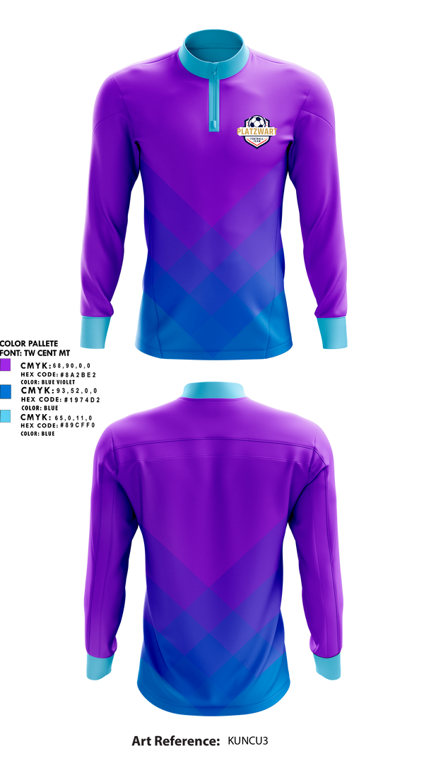 Quarter Zip Jacket, Team Platzwart, Men's Soccer, Teamtime, Team time, sublimation, custom sports apparel, team uniforms, spirit wear, spiritwear, sports uniforms, custom shirts, team store, custom team store, fundraiser sports, apparel fundraiser