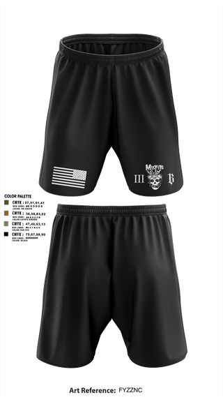 Athletic Shorts With Pockets, 3B 1-325 AIR, 2BCT, 82ND ABN DIV, Army, Teamtime, Team time, sublimation, custom sports apparel, team uniforms, spirit wear, spiritwear, sports uniforms, custom shirts, team store, custom team store, fundraiser sports, apparel fundraiser