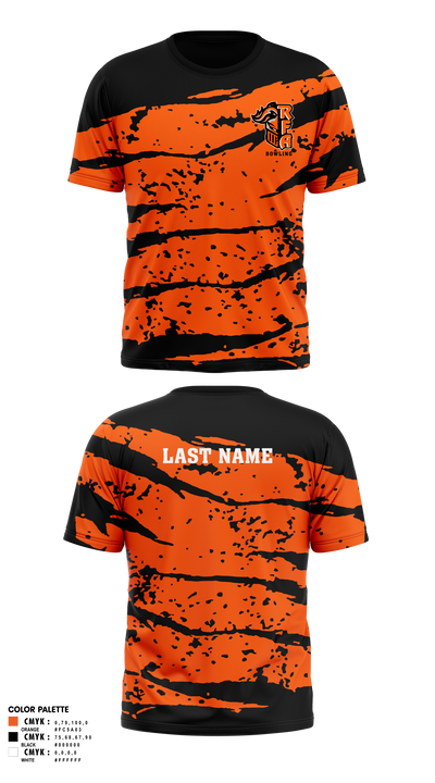 Rome Free Academy Bowling 93035868 Short Sleeve Performance Shirt - 3