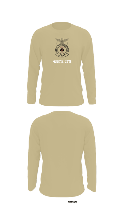 435th CTS 2997096 Long Sleeve Performance Shirt - 92
