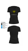 West Virginia State Police 52894228 Women's Short Sleeve V-neck Shirt - 23