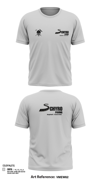 Schyro paving 23957355 Short Sleeve Performance Shirt - 111