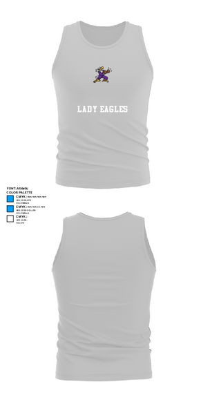 Tank Top, Lady Eagles, Women's Volleyball, Teamtime, Team time, sublimation, custom sports apparel, team uniforms, spirit wear, spiritwear, sports uniforms, custom shirts, team store, custom team store, fundraiser sports, apparel fundraiser