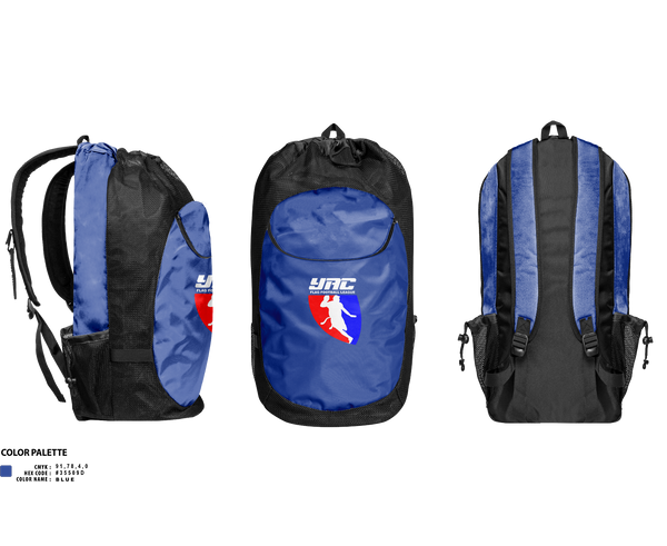 Gear Bag, YAC Flag League, , Teamtime, Team time, sublimation, custom sports apparel, team uniforms, spirit wear, spiritwear, sports uniforms, custom shirts, team store, custom team store, fundraiser sports, apparel fundraiser